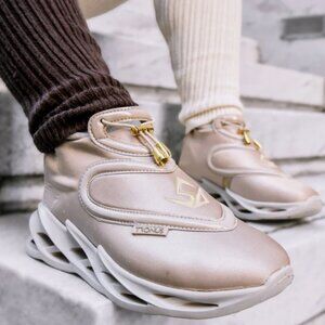 TRONUS Sand Colored High Top Sneakers - Unisex 10.5/12 - NWOT